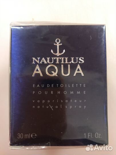 Мужская туалетная вода Nautilus aqua 30ml