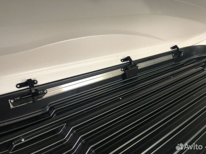 Бокс багажный ED Магнум 330 белый карбон