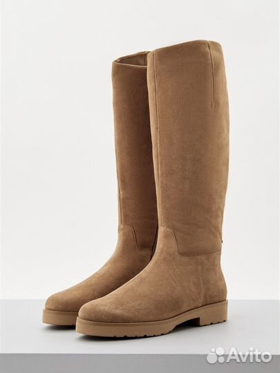 Сапоги Högl, 39-40р, натур. замша