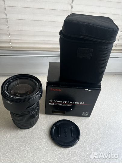 Объектив Sigma 17-50mm F2.8 ex dc os