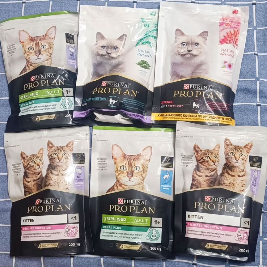 Корм для кошек purina pro plan 200гр