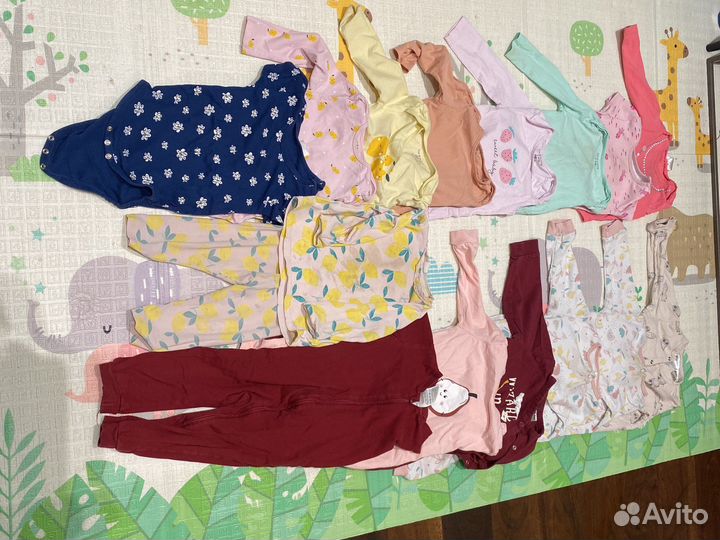 Пакет вещей на девочку 80-86