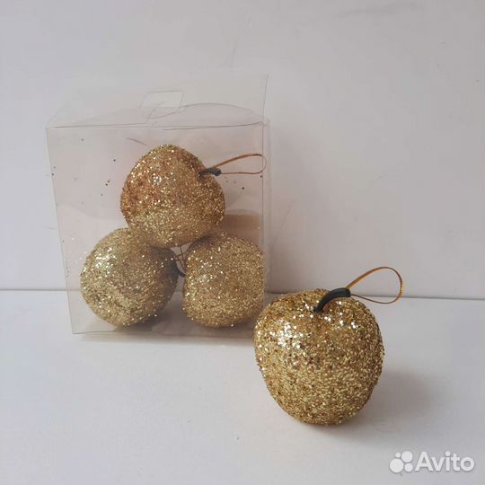 Яблочки золотистые, 4 шт
