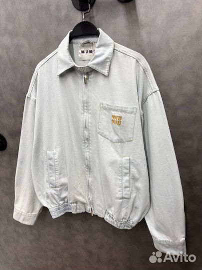 Джинсовая куртка Miu Miu на весну