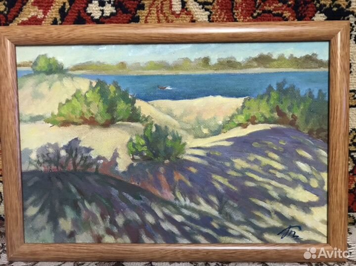 Картина. Маслом. «На Волге». М. 39*28