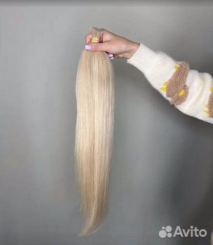 Волосы для наращивания русые 58 см премиум объявление продам
