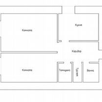 2-к. квартира, 47,8 м², 1/14 эт.