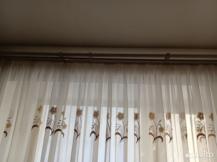 Карнизы для штор двухрядные бу