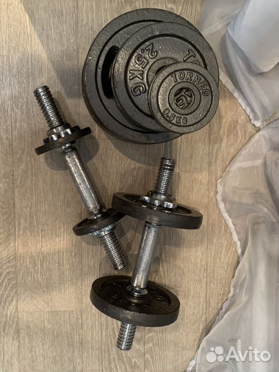 Гантели 26 кг разборные