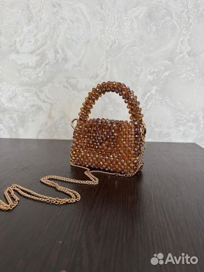 Сумка из бусин ручной работы