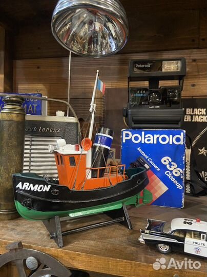 Модель баркаса ретро, ручная работа