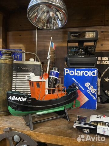 Модель баркаса ретро, ручная работа