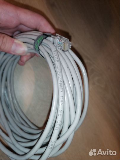 Кабель для интернета RJ45 5е 10м