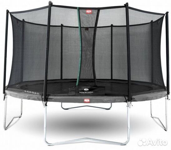 Батут Berg Favorit Regular 430 Grey с сеткой