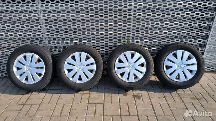 Колёса в сборе Renault зимняя резина R15