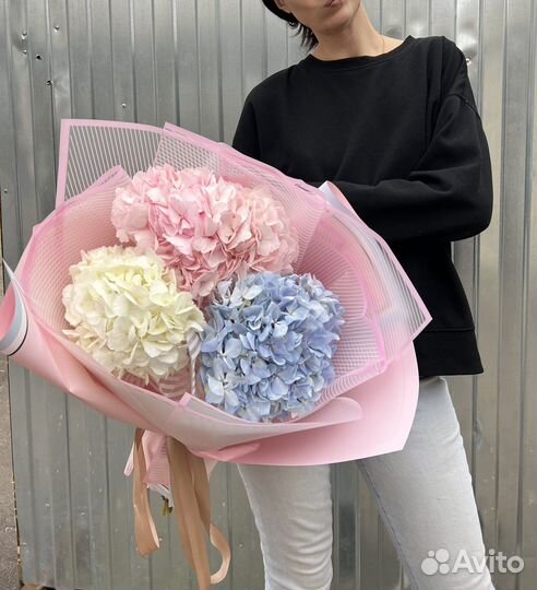 Букет «микс из гортензий»