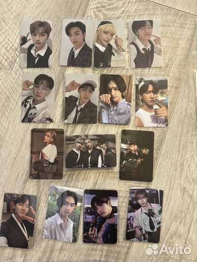 Официальные карты kpop stray kids bts enhypen