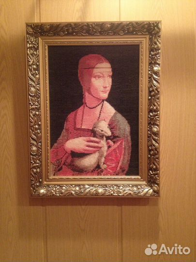 Картина вышитая в ручную. 