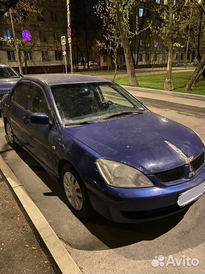 Mitsubishi Lancer 1.6 AT, 2005, битый, 210 000 км