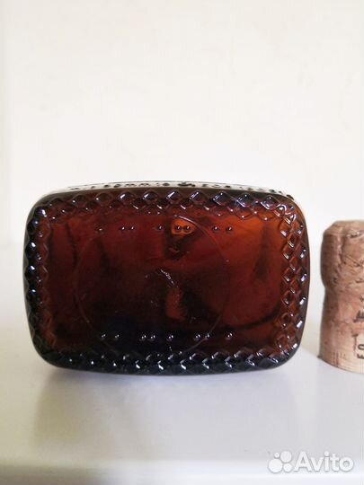 Бутылка коричневое стекло прямоугольная