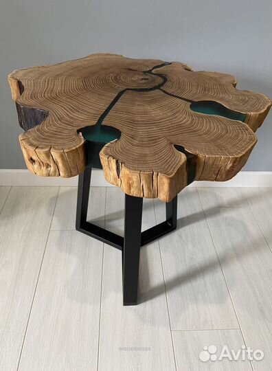 Стол из Эпоксидной смолы и дерева от производителя