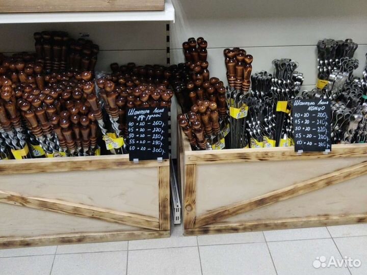 Шампура из нержавеющей стали для шашлыка и люля