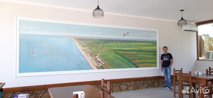 Роспись стен в интерьере