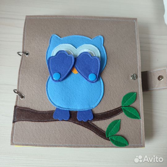 Развивающая книжка из фетра