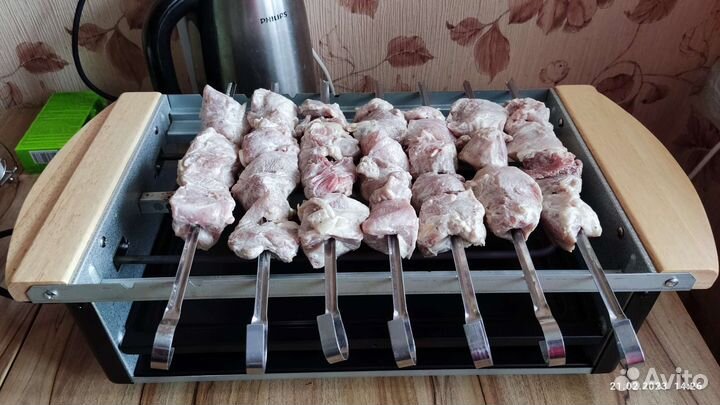 Электрогриль-мангал-раклетница