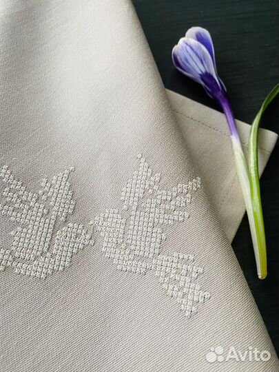 Салфетки с вышивкой