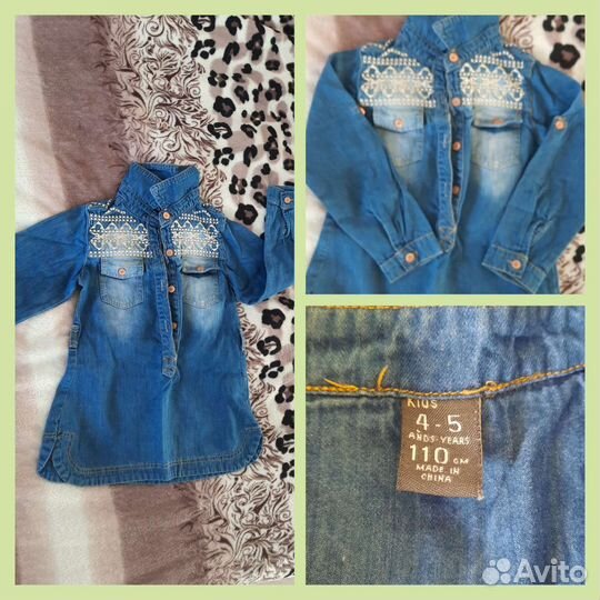 Платье-туника на девочку 110рост