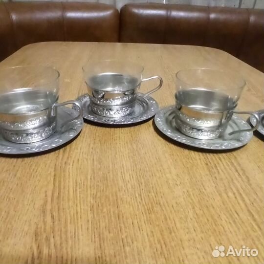 Подстаканник со стаканом СССР