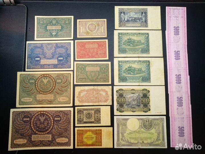 Банкноты Польши