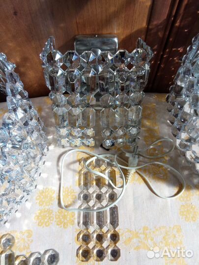 Люстры, бра хрустальные 