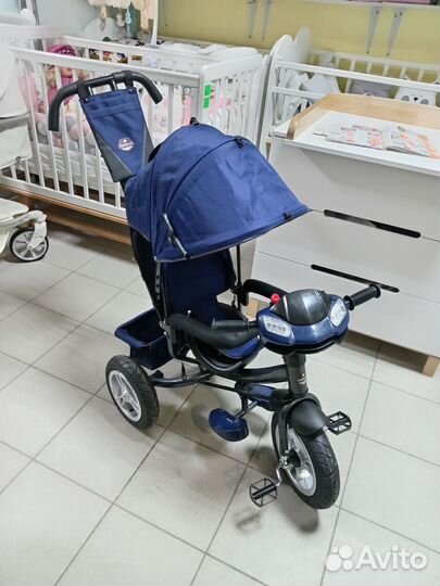 Велосипед с родительской ручкой