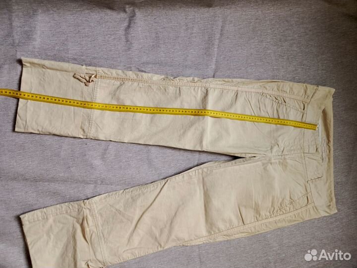 Marithe francois girbaud брюки капри хлопок лен