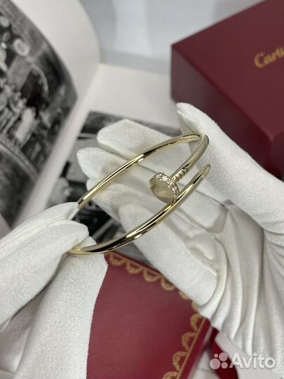 Браслет cartier гвоздь из золота