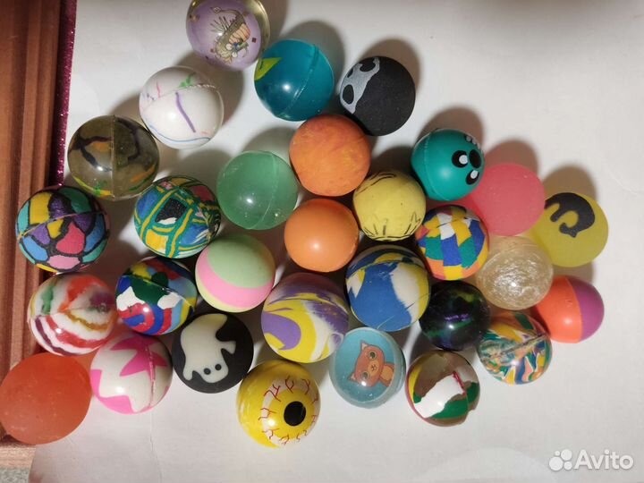 Резиновые мячики