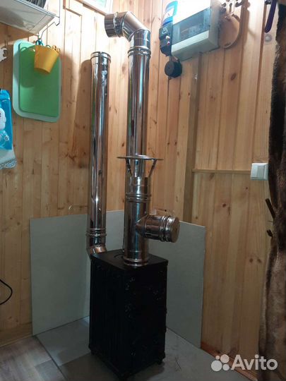 Печь буржуйка чугунная