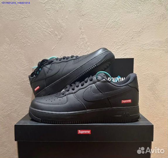 Кроссовки nike air force 1 supreme оригинал Poizon