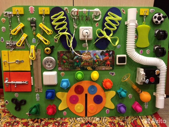Бизиборд развивающая доска для детей