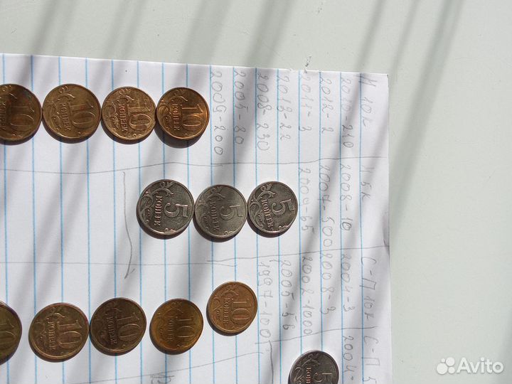Монеты разных годов