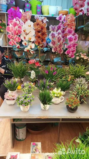 Искусственные цветы, для декора, композиции