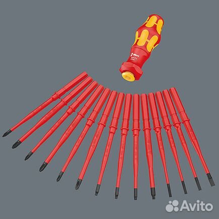 Набор отвёрток wera VDE 1000V Kraftform Kompakt Tu