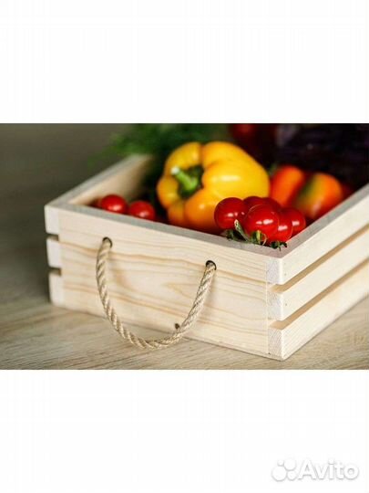 Набор из 3х деревянных ящиков для интерьера