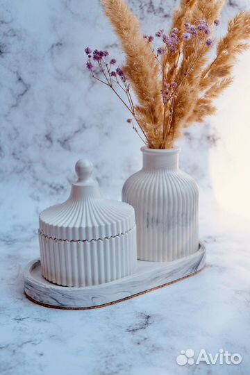 Подарочный набор из гипса