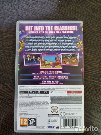 Sega Mega Drive Classics nintendo switch