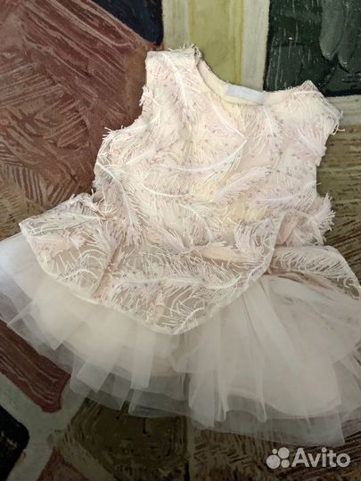 Платье для девочки на годик 74 80
