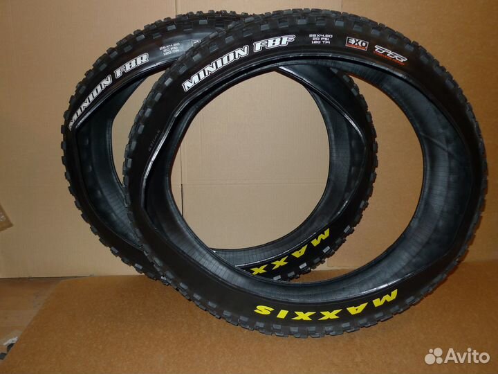 Фэт-покрышки Maxxis Minion FBF и FBR Exo TR 2.6x4