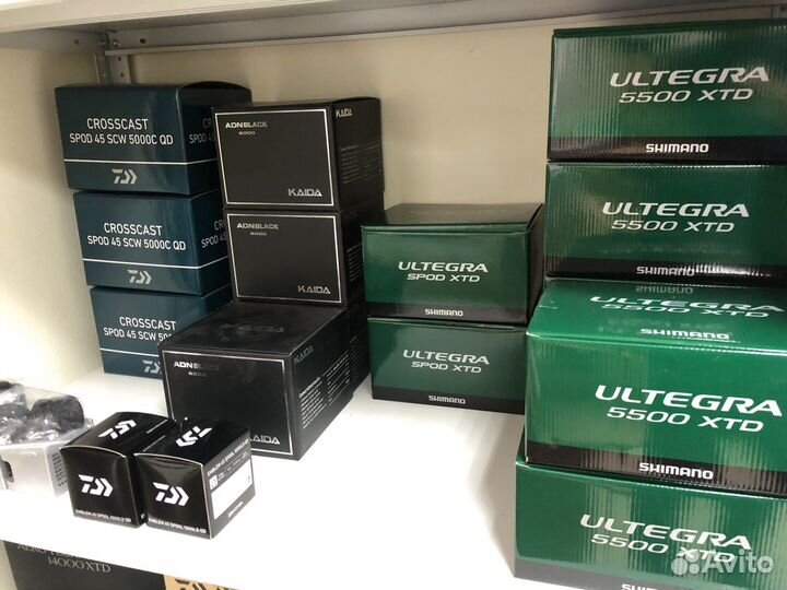 Катушки Daiwa, Shimano Avid carp в наличии
